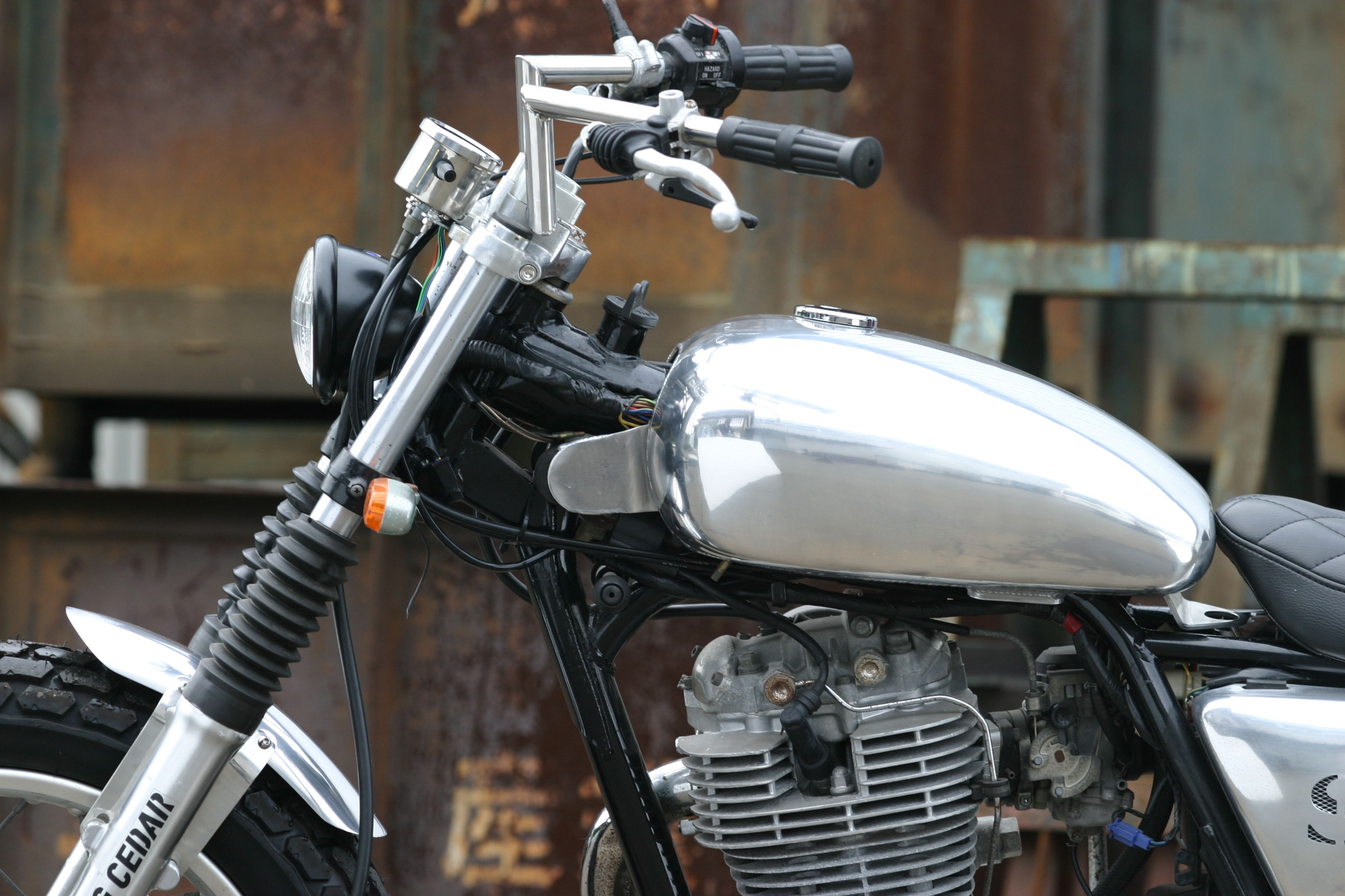 ロングピーナッツタンク　バナナタンク　 タンク　SR400 ワンオフ original