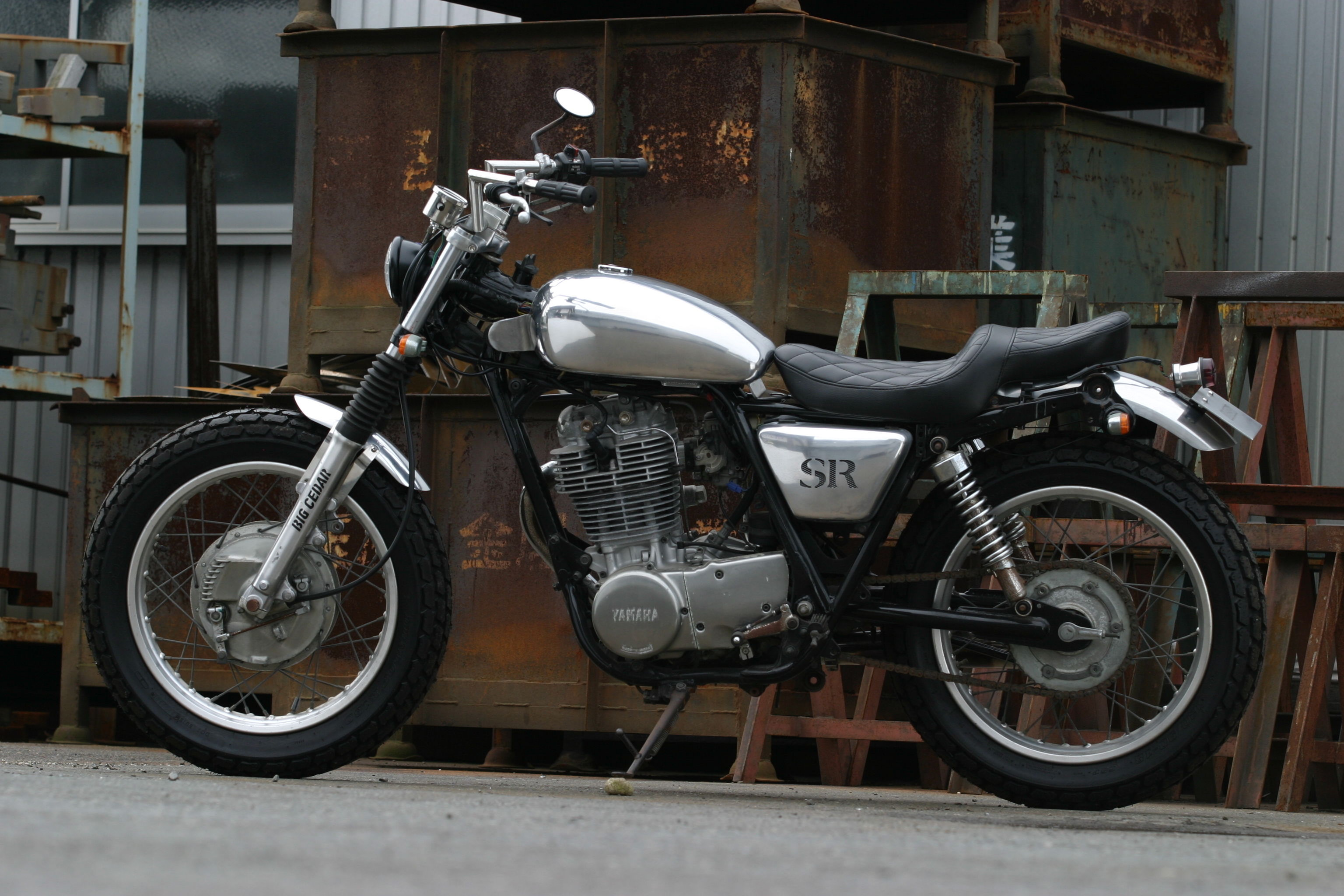 ロングピーナッツタンク　バナナタンク　 タンク　SR400 ワンオフ original