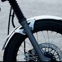 美品　グラストラッカー　フロントフェンダー　アルミ　vmx スクランブラー Yahoo!オークション -「(250tr vmx スクランブラー)アルミ