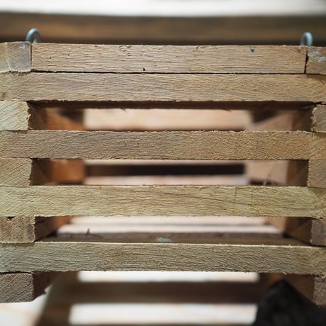 ■木製-木枠鉢(四角型) L-15×15㎝　×2個 セット