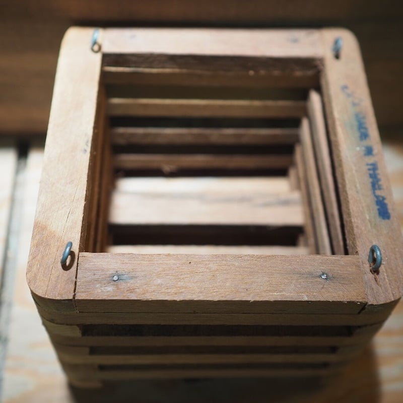 □木製-木枠鉢(四角型) L-15×15㎝ ×2個 セット | 常葉植物園 Tokiwa Bo