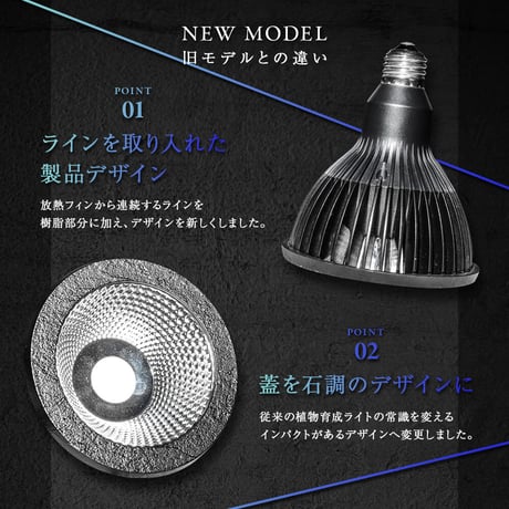 ◆ NEO AMATERAS LED-20W ／ 太陽光に最も近い植物育成ライト × 2個Set  【アマテラス】