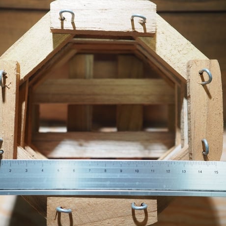 ■木製-木枠鉢(八角型) S-15×15㎝　×1個