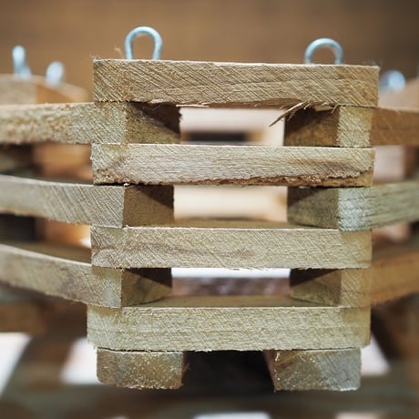 ■木製-木枠鉢(八角型) S-15×15㎝　×2個セット