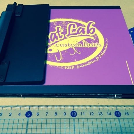 phat lab メジャーボード　パープル×イエロー　折り畳み式