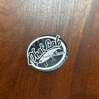 PHAT LAB　オンライン限定ステッカー　ブラックホワイト 9㎝×7.6cm