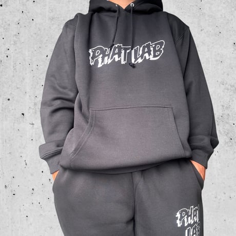 在庫有り　PHATLAB ロゴ　スウェットパーカーセットアップ