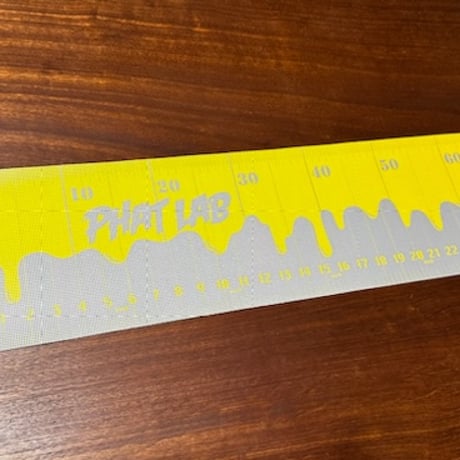 メッシュターポリンメジャーシート　ライトグレー×イエロー