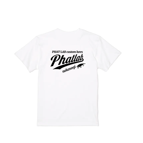 PHATLAB  Baseball style logo T-shirt　受注生産モデル