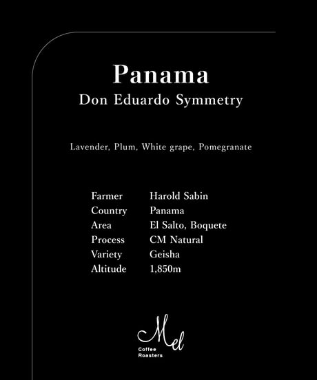 100g Panama Don Eduardo Geisha Symmetry