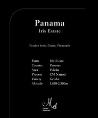100g Panama Iris Estate Geisha CM Natural