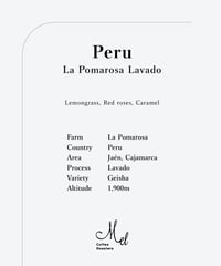 200g Peru La Pomarosa Geisha Lavado