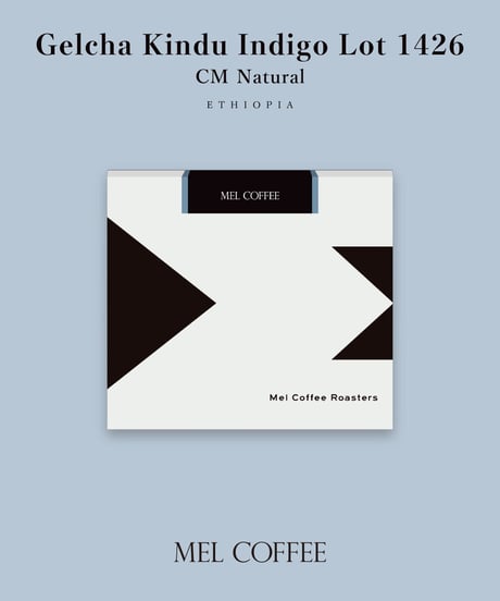 200g Ethiopia Gelcha Kindu CM Natural Indigo Lot 1426