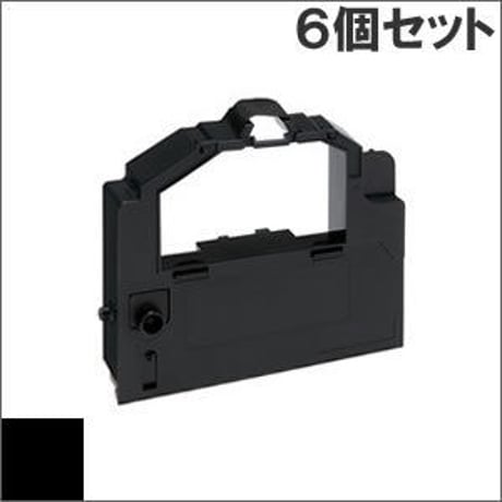 PC-PR201G-01 / EF-1297B (B) ブラック インクリボン カセット NEC（日本電気） 汎用新品 （6個セットで、1個あたり1050円です。）