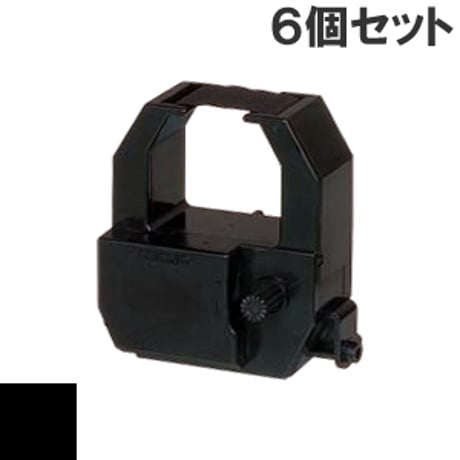 CE316350  ( B ) ブラック インクリボン カセット AMANO (アマノ) 汎用新品 （6個セットで、1個あたり2500円です。）