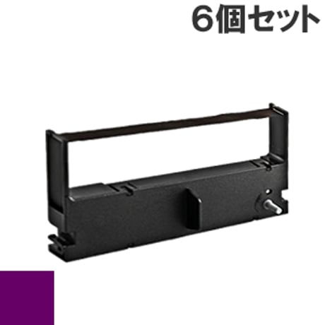 MA1450 / MA1650 ( P ) パープル インクリボン カセット TEC (東芝テック) 汎用新品 （6個セットで、1個あたり900円です。★受注生産対応）