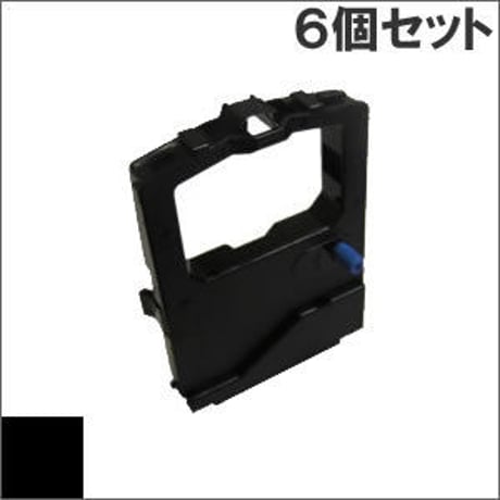 ML5650SU-R / RN1-00-009 / RN6-00-009 ( B ) ブラック インクリボン カセット OKI（沖データ） 汎用新品 （6個セットで、1個あたり1300円です。）