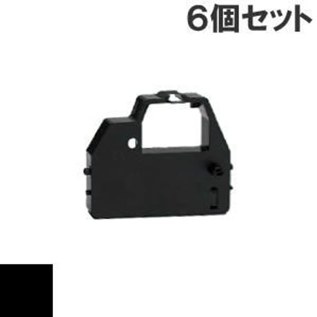 R-21 ( B ) ブラック インクリボン カセット TOSHIBA（東芝） 汎用新品 （6個セットで、1個あたり1150円です。）