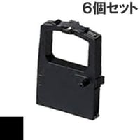 R-51 ( B ) ブラック インクリボン カセット TOSHIBA（東芝） 汎用新品 （6個セットで、1個あたり1350円です。）