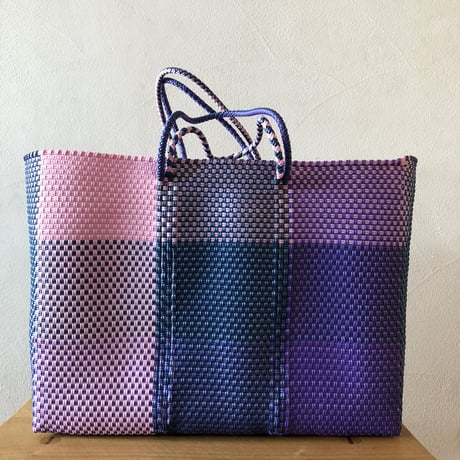 L size Mexican Plastic Tote bag メキシカントートバッグ