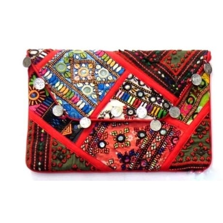 Indian Clutch Bag パッチワーク　クラッチバッグ