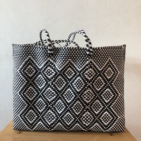 L size Mexican Plastic Tote bag メキシカントートバッグ