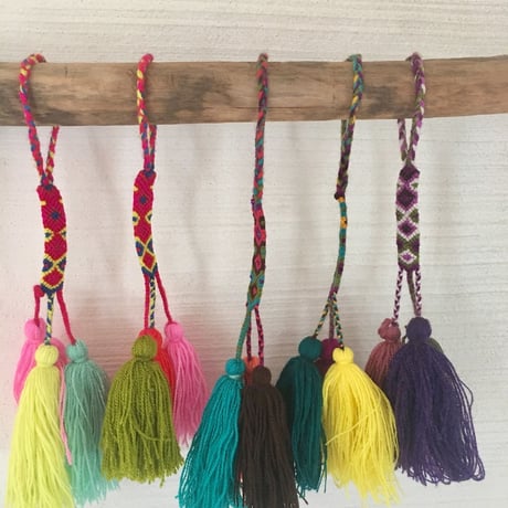 カラフル 3タッセル　COLORFUL３TASSELS  POMPOMS(F to J)