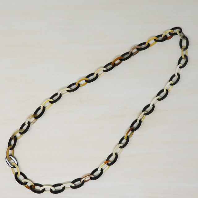 バッファローホーン　ネックレス　水牛角　A style Amazon | [Endless knot] バッファローホーン ネックレス 水牛角