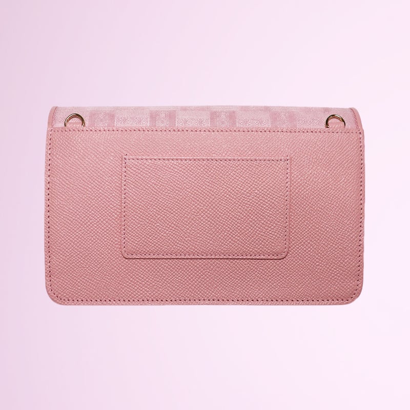 新品未使用　ノベルティ　ショルダー　ウォレット　ピンク ショルダーウォレット LaLa | 博多織のサヌイ織物 オンラインショップ