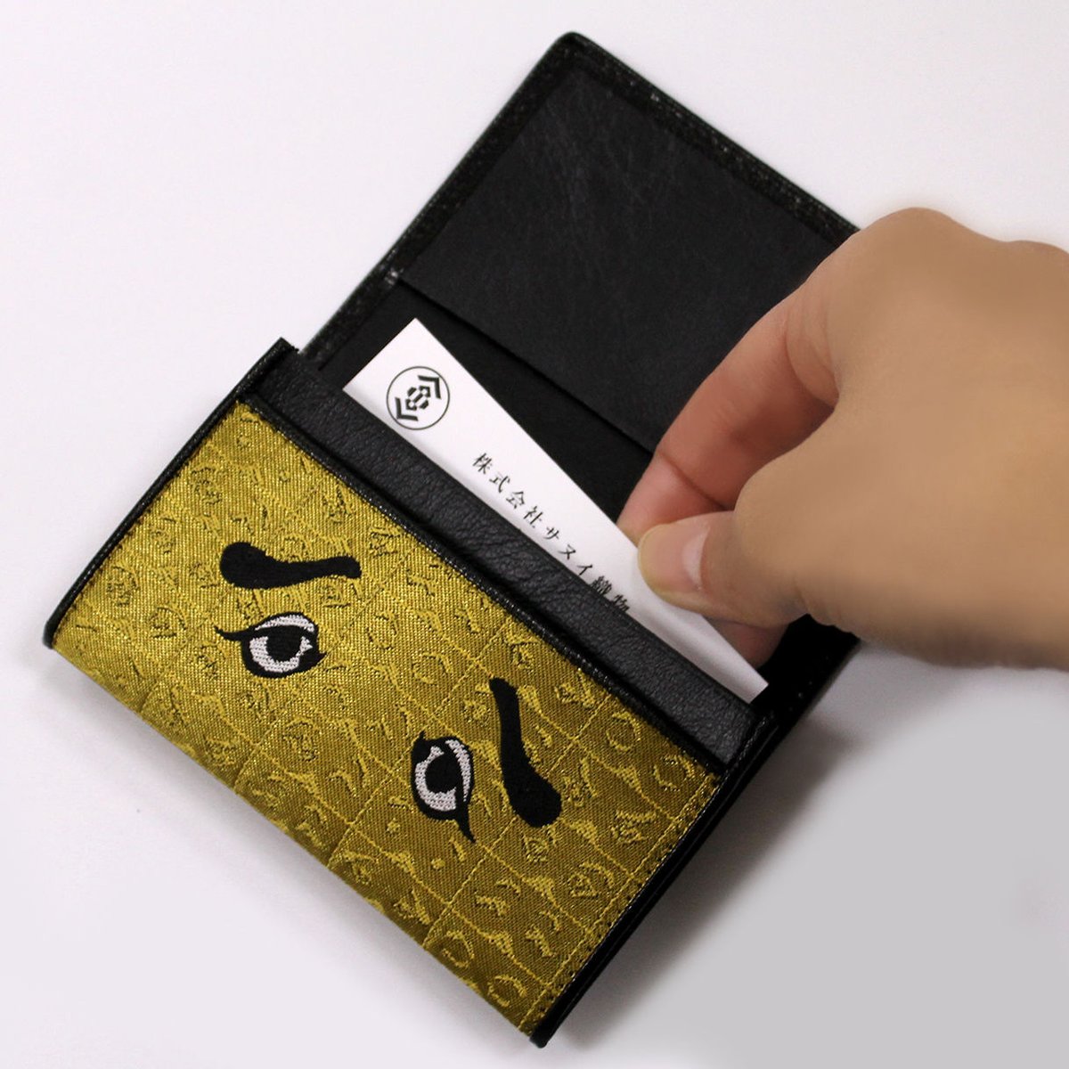 金太郎様、専用名刺入れ にわか名刺入れ（金・銀） | 博多織のサヌイ織物 オンライン