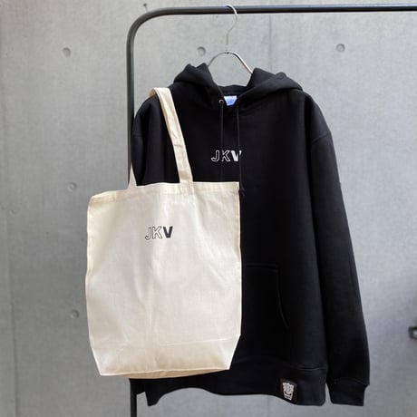 【受注終了】5th Anniv. logo hoodie&Tote bag-Black