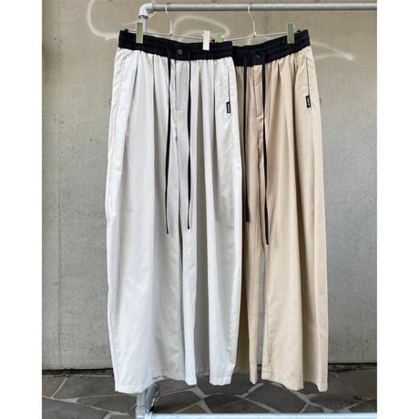 Tuck wide Pants