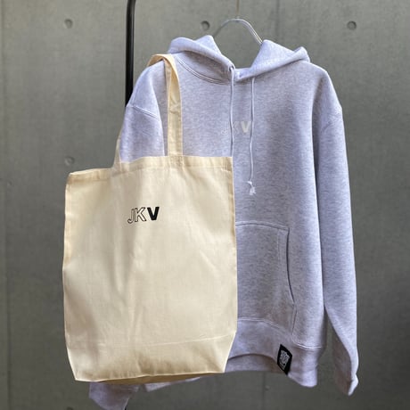 5th Anniv. logo hoodie&Tote bag-Gray