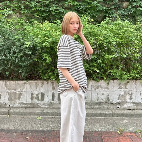 Tuck wide Pants