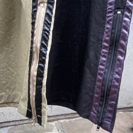 Nylon double line pants