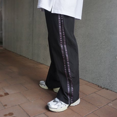 Nylon double line pants