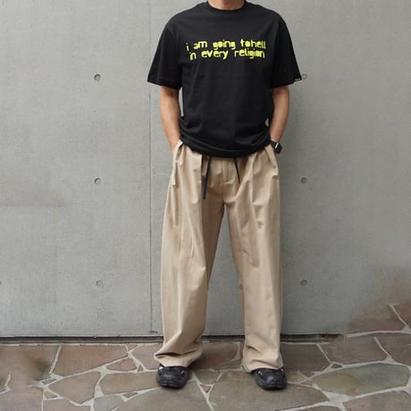 Tuck wide Pants