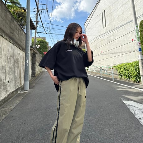 Nylon double line pants