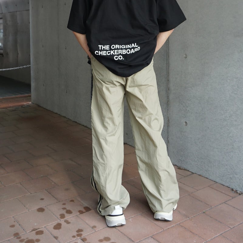 Nylon double line pants | Jayne K