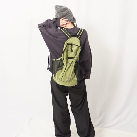 Drawcord nylon backpack