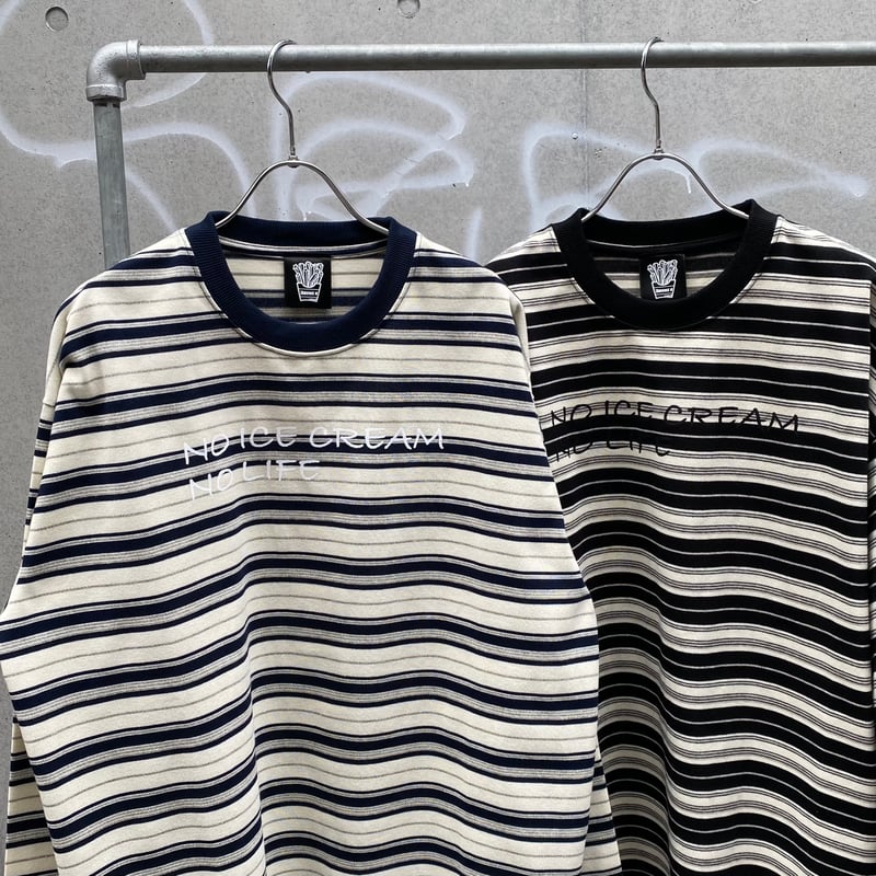 Ice cream Border L/Tee | Jayne K