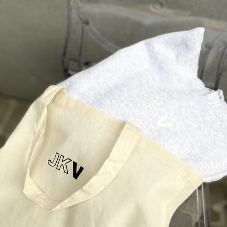 5th Anniv. logo hoodie&Tote bag-Gray