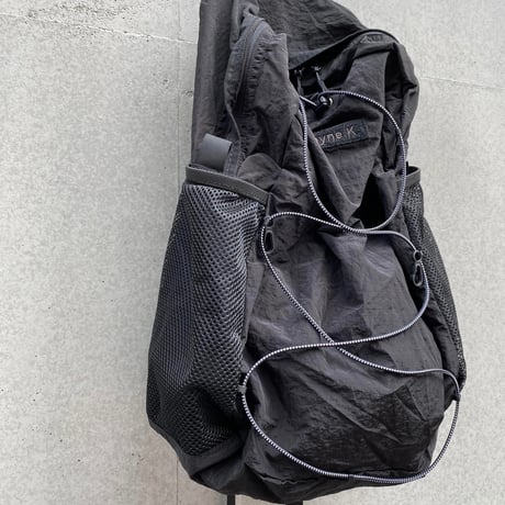 Drawcord nylon backpack