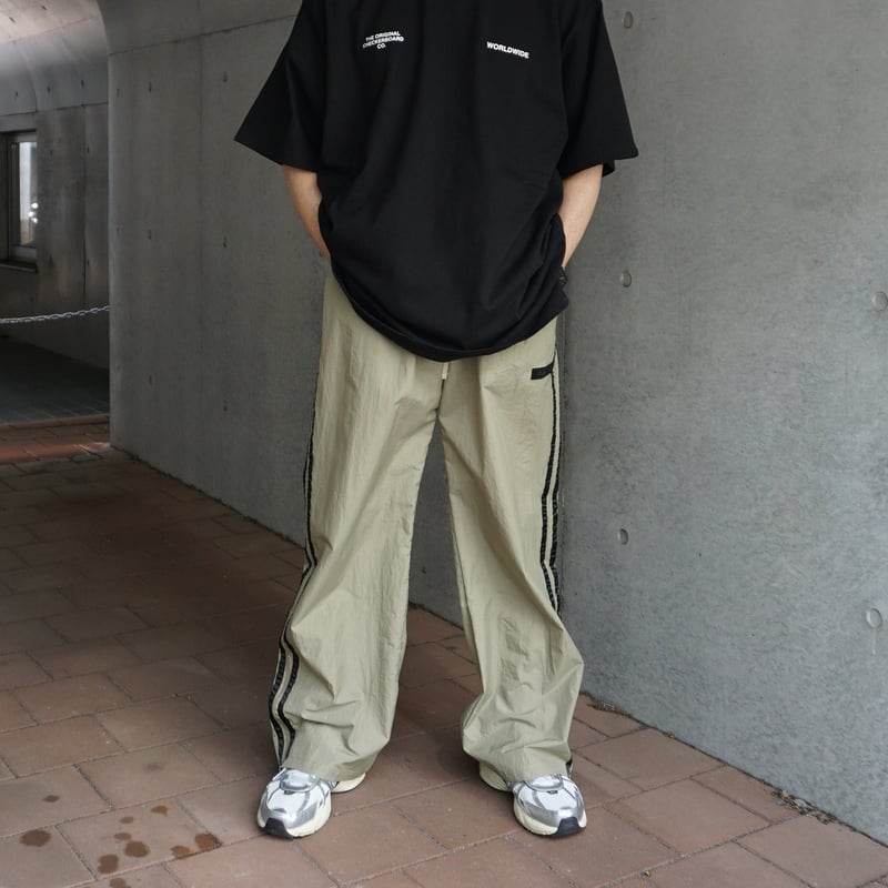 Nylon double line pants | Jayne K