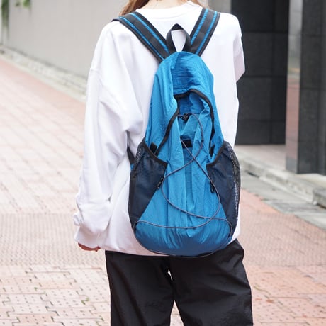 Drawcord nylon backpack