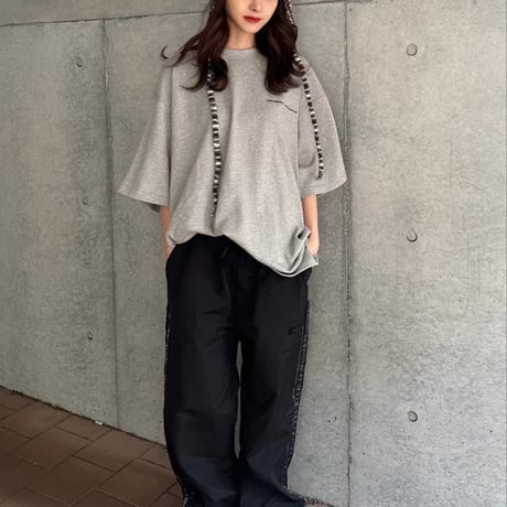 Nylon double line pants