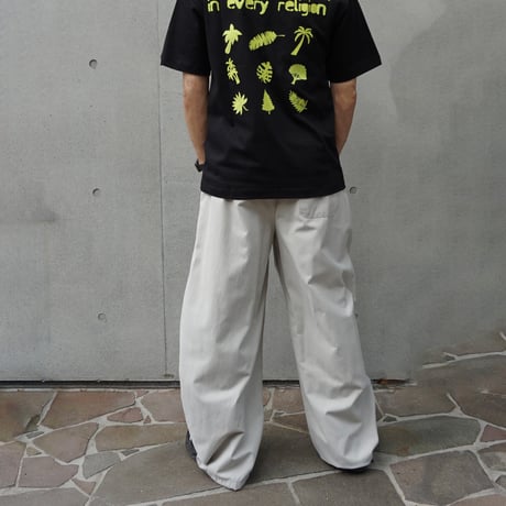 Tuck wide Pants