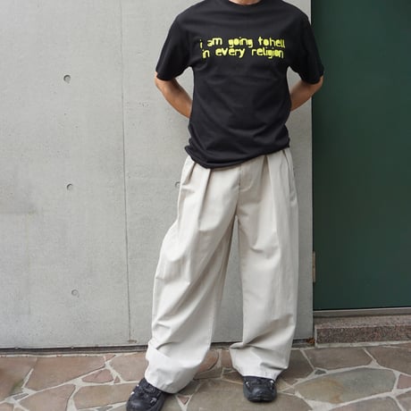 Tuck wide Pants