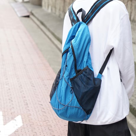 Drawcord nylon backpack