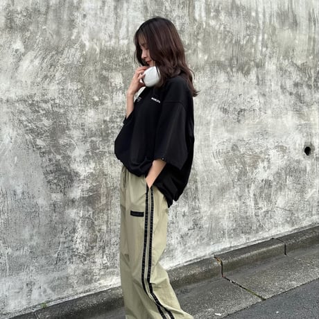 Nylon double line pants